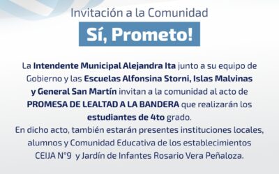 Invitación a la Comunidad Si, Prometo!