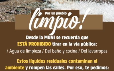 POR UN PUEBLO LIMPIO!
