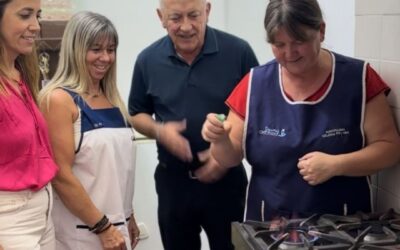 INAUGURACIÓN GAS NATURAL EN ESCUELA GRAL. SAN MARTÍN