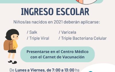Vacunación Ingreso Escolar